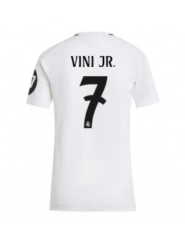 Zenske Futbalové oblečenie Real Madrid Vinicius Junior #7 2024-25 Krátky Rukáv - Domáci